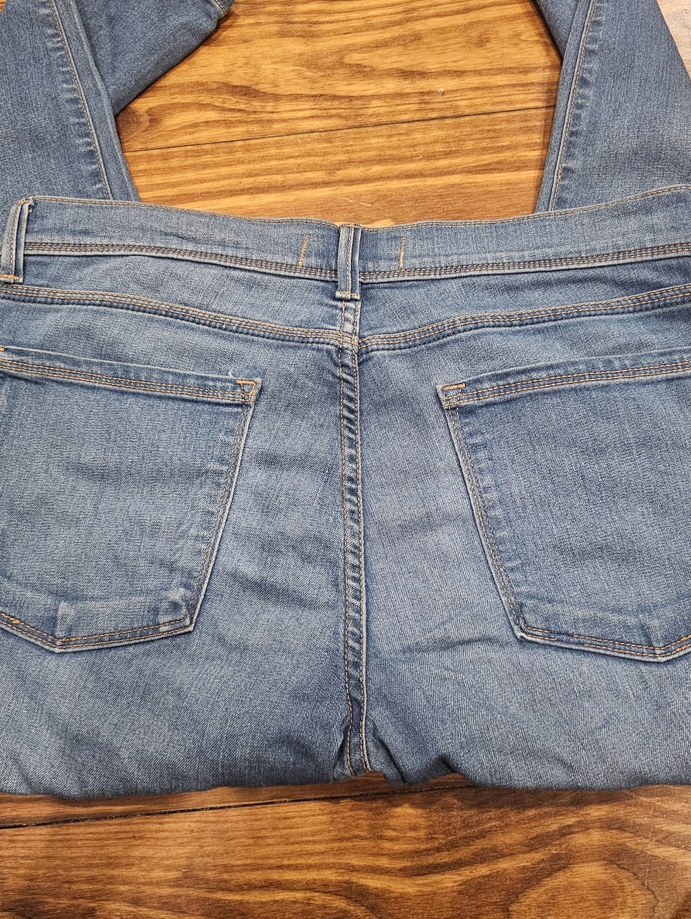 VTG Free People 30 Tapered Leg Stretch Womens Jeans - Picture 3 of 4